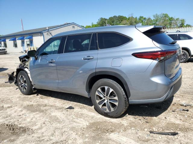 5TDGZRAH4LS007872 - 2020 TOYOTA HIGHLANDER XLE 银色 照片 2