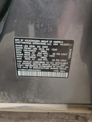 1V2BR2CA8RC532847 - 2024 VOLKSWAGEN ATLAS SEL Boz foto 14