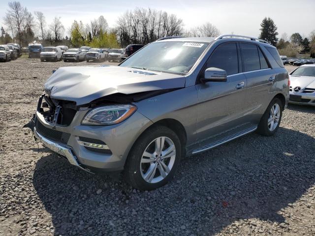 4JGDA5HB5EA298219 - 2014 MERCEDES-BENZ ML 350 4MATIC SILVER photo 1