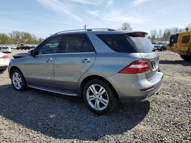 4JGDA5HB5EA298219 - 2014 MERCEDES-BENZ ML 350 4MATIC SILVER photo 2