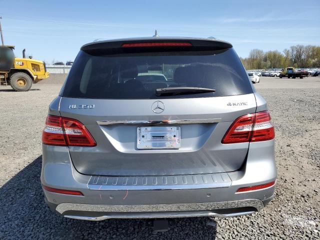 4JGDA5HB5EA298219 - 2014 MERCEDES-BENZ ML 350 4MATIC SILVER photo 6