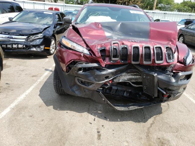 1C4PJMBX8JD598216 - 2018 JEEP CHEROKEE TRAILHAWK 勃艮第红 照片 9