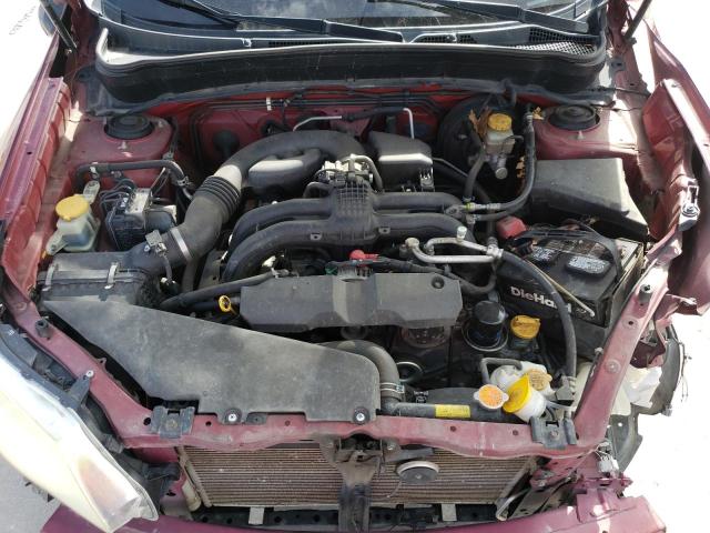 JF2SHADC7CH417280 - 2012 SUBARU FORESTER 2.5X PREMIUM Bordo foto 12