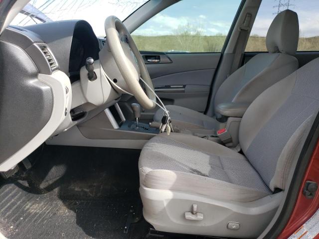 JF2SHADC7CH417280 - 2012 SUBARU FORESTER 2.5X PREMIUM Bordo foto 7