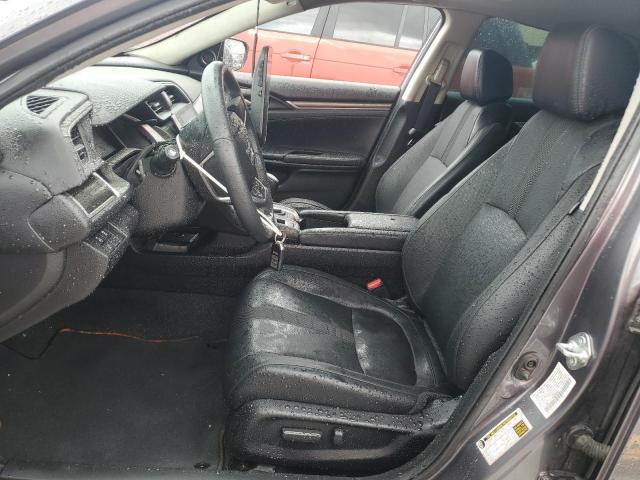 19XFC1F77ME006905 - 2021 HONDA CIVIC EXL GRAY photo 7