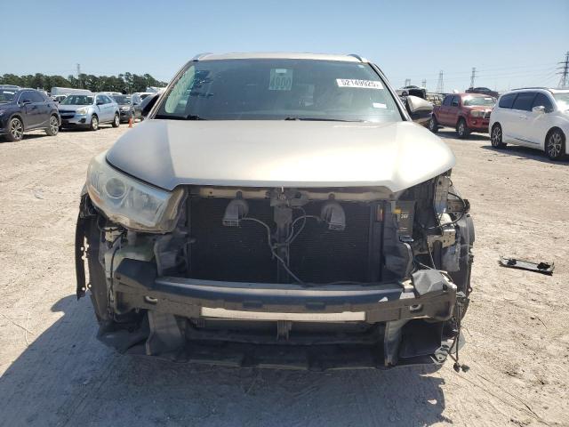5TDKKRFH4ES009843 - 2014 TOYOTA HIGHLANDER XLE CREAM photo 5