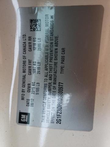 2G1FZ3DP8D9800977 - 2013 CHEVROLET CAMARO ZL1 WHITE photo 12