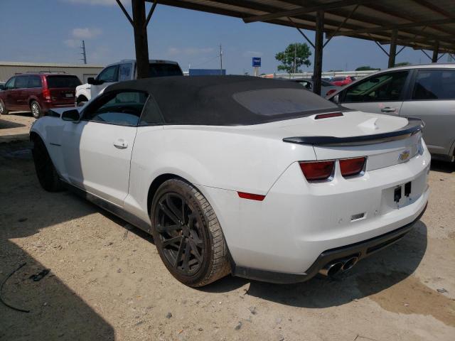 2G1FZ3DP8D9800977 - 2013 CHEVROLET CAMARO ZL1 WHITE photo 2
