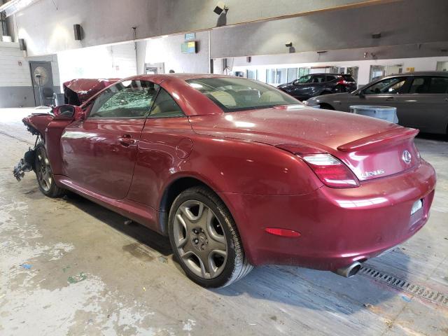 JTHFN48Y969008226 - 2006 LEXUS SC 430 RED photo 2