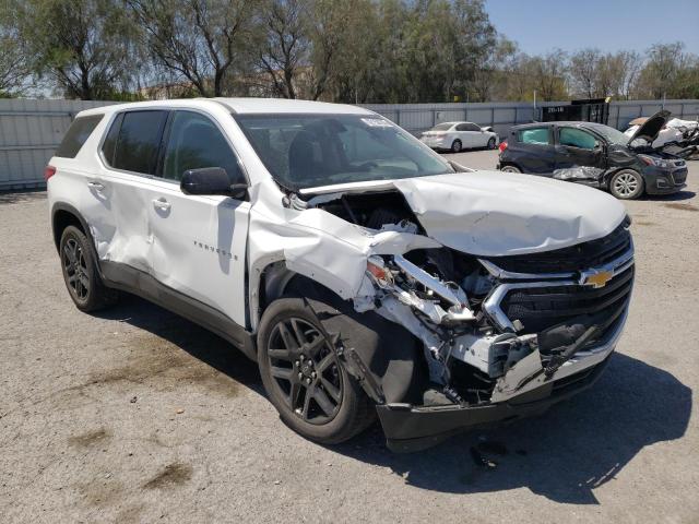 1GNERFKWXLJ317256 - 2020 CHEVROLET TRAVERSE LS WHITE photo 4