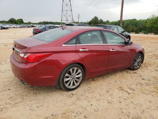 5NPEC4AC6BH285709 - 2011 HYUNDAI SONATA SE RED photo 3