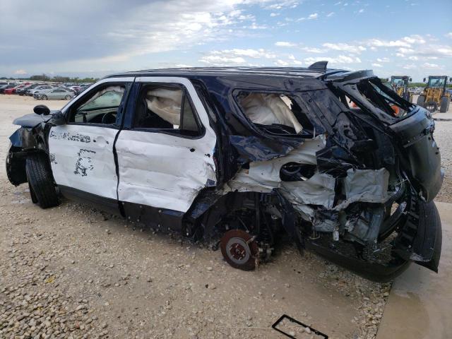 1FM5K8AR3KGA62543 - 2019 FORD EXPLORER POLICE INTERCEPTOR TWO TONE photo 2