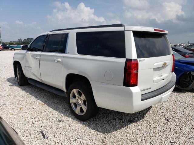 1GNSCHKC1GR289697 - 2016 CHEVROLET SUBURBAN C1500 LT WHITE photo 2