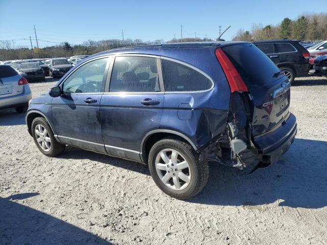 5J6RE48778L022311 - 2008 HONDA CR-V EXL BLUE photo 2