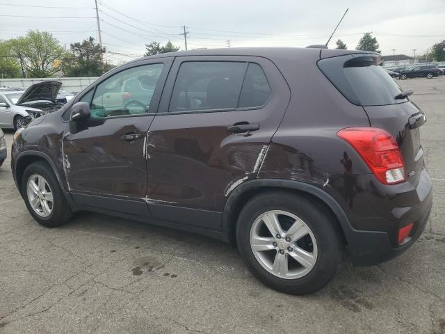 KL7CJKSB4LB331609 - 2020 CHEVROLET TRAX LS MAROON photo 2