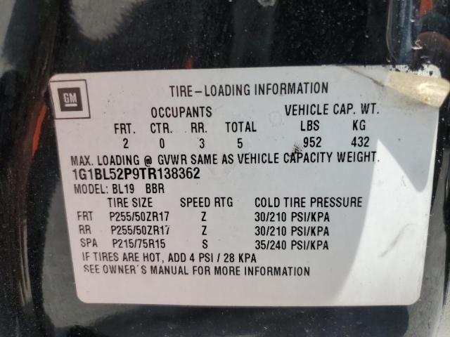 1G1BL52P9TR138362 - 1996 CHEVROLET CAPRICE / CLASSIC SS 黑色 照片 13