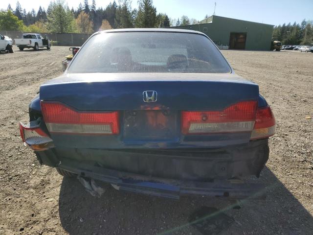 1HGCG56692A169434 - 2002 HONDA ACCORD EX BLUE photo 6