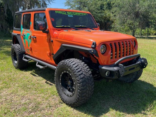 1C4HJXDGXJW172695 - 2018 JEEP WRANGLER U SPORT ORANGE photo 1