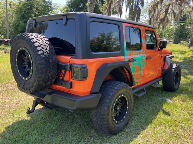 1C4HJXDGXJW172695 - 2018 JEEP WRANGLER U SPORT ORANGE photo 4