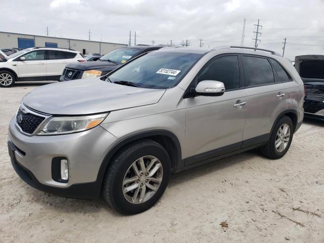 5XYKT4A64EG443327 - 2014 KIA SORENTO LX SILVER photo 1