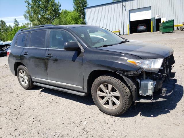 5TDBK3EH3CS099496 - 2012 TOYOTA HIGHLANDER BASE BLACK photo 4