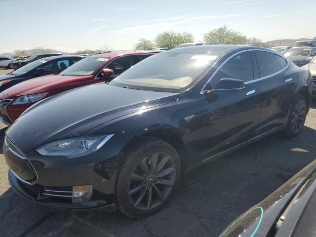 5YJSA1CP7DFP26773 - 2013 TESLA MODEL S BLUE photo 1