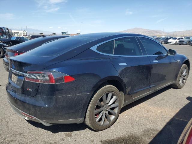 5YJSA1CP7DFP26773 - 2013 TESLA MODEL S BLUE photo 3