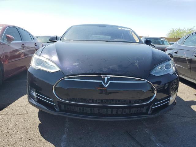 5YJSA1CP7DFP26773 - 2013 TESLA MODEL S BLUE photo 5