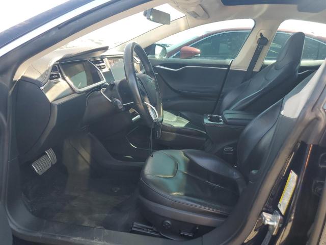 5YJSA1CP7DFP26773 - 2013 TESLA MODEL S BLUE photo 7