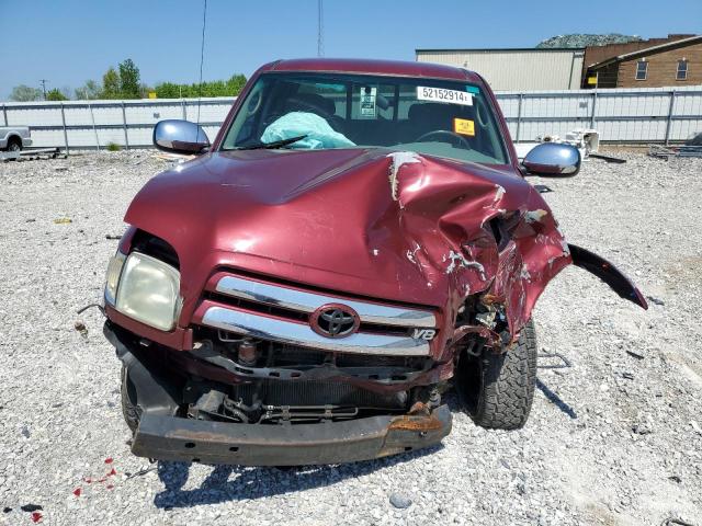 5TBBT44143S398334 - 2003 TOYOTA TUNDRA ACCESS CAB SR5 MAROON photo 5