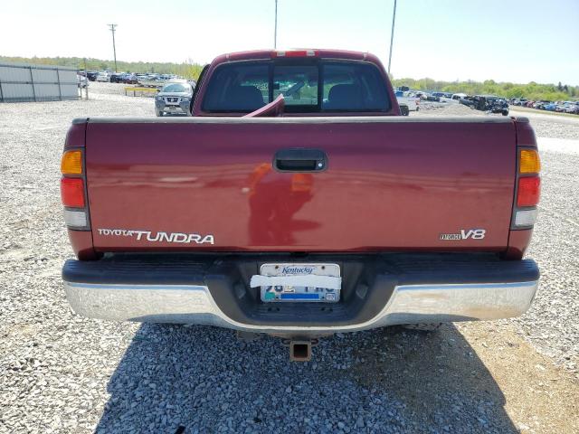 5TBBT44143S398334 - 2003 TOYOTA TUNDRA ACCESS CAB SR5 MAROON photo 6
