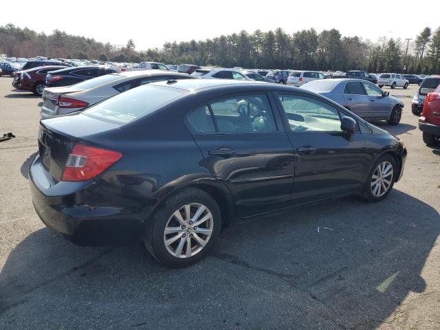 19XFB2F94CE347915 - 2012 HONDA CIVIC EXL BLACK photo 3