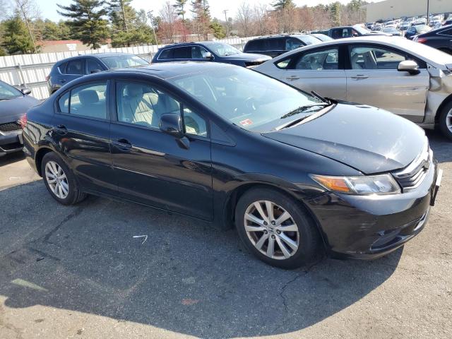 19XFB2F94CE347915 - 2012 HONDA CIVIC EXL BLACK photo 4