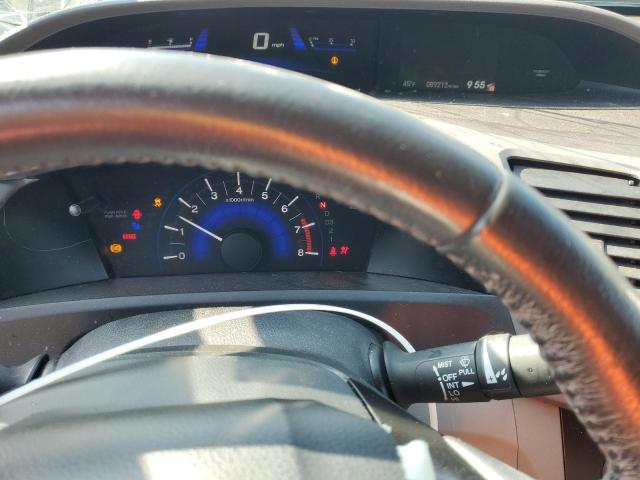 19XFB2F94CE347915 - 2012 HONDA CIVIC EXL BLACK photo 9