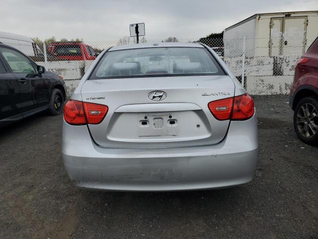 KMHDU46DX7U183588 - 2007 HYUNDAI ELANTRA GLS SILVER photo 6