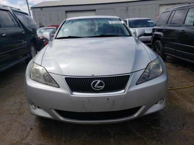 JTHCK262565006124 - 2006 LEXUS IS 250 SILVER photo 5