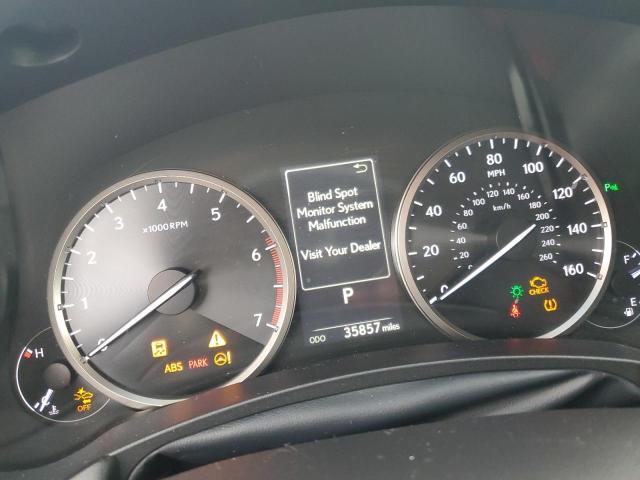 JTJBARBZ6J2163115 - 2018 LEXUS NX 300 BASE შავი ფოტო 9