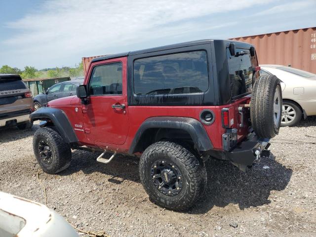 1C4AJWAG2DL514582 - 2013 JEEP WRANGLER SPORT BURGUNDY photo 2