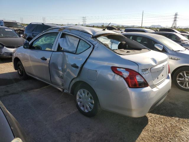 3N1CN7APXFL923149 - 2015 NISSAN VERSA S SILVER photo 2