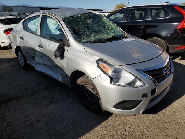 3N1CN7APXFL923149 - 2015 NISSAN VERSA S SILVER photo 4