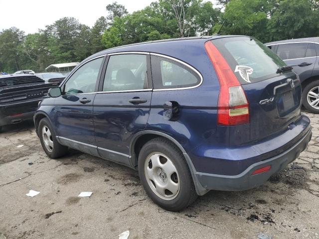 5J6RE48378L024413 - 2008 HONDA CR-V LX BLUE photo 2