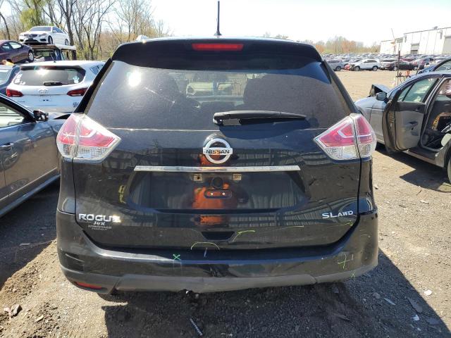 5N1AT2MV1FC890136 - 2015 NISSAN ROGUE S BLACK photo 6