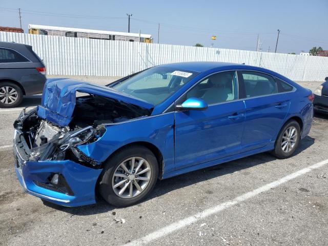 5NPE24AF4KH751960 - 2019 HYUNDAI SONATA SE BLUE photo 1