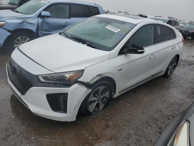 KMHC05LH4HU009022 - 2017 HYUNDAI IONIQ LIMITED WHITE photo 1