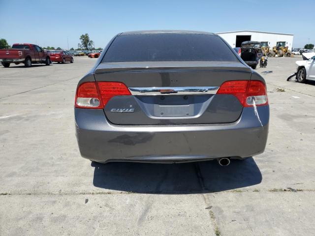 2HGFA16639H325518 - 2009 HONDA CIVIC LX-S Մոխրագույն լուսանկար 6