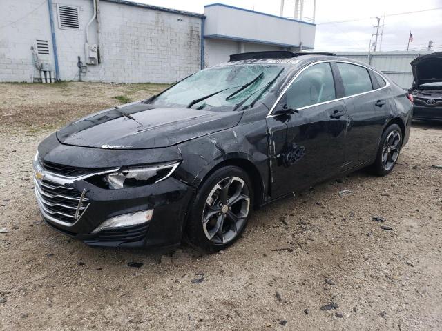 1G1ZD5ST0NF155225 - 2022 CHEVROLET MALIBU LT BLACK photo 1