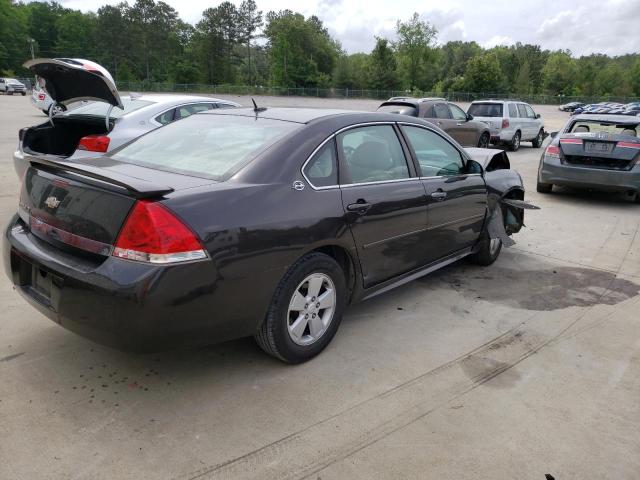 2G1WT57NX91261081 - 2009 CHEVROLET IMPALA 1LT BLACK photo 3