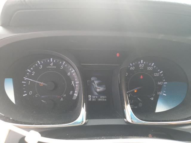 4T1BK1EB9DU020938 - 2013 TOYOTA AVALON BASE 勃艮第红 照片 9