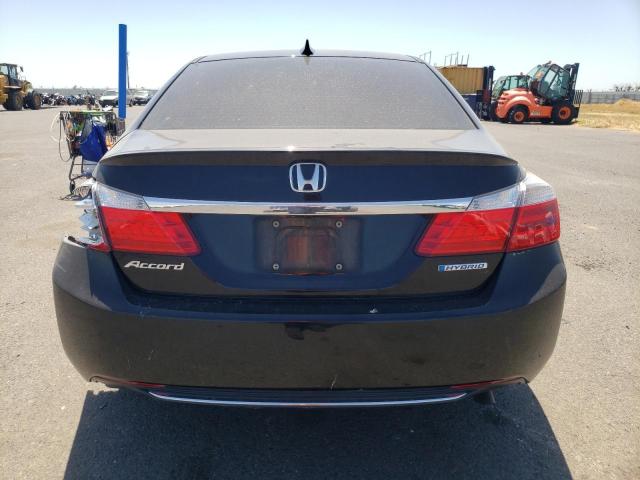 1HGCR6F57EA000184 - 2014 HONDA ACCORD HYBRID EXL BLACK photo 6