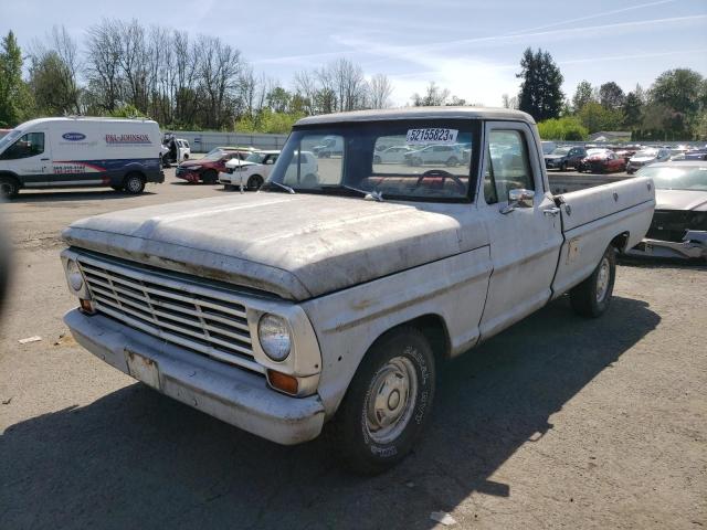 F10ARF72284 - 1969 FORD F100 WHITE photo 1